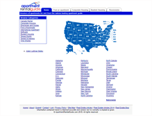 Tablet Screenshot of apartmentrentalguide.com